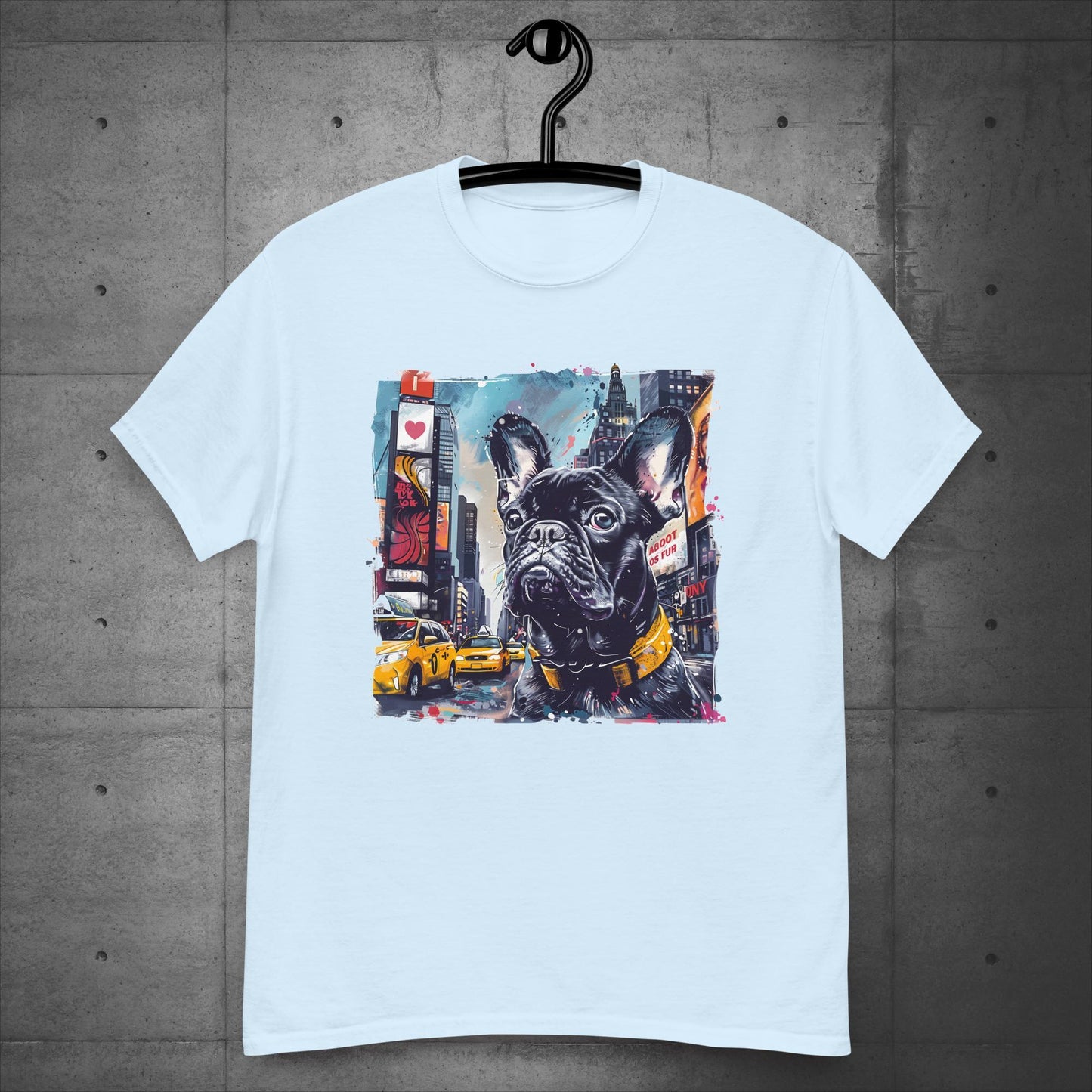 Dynamic Times Square Frenchie - Unisex T-shirt - Frenchie Emporium