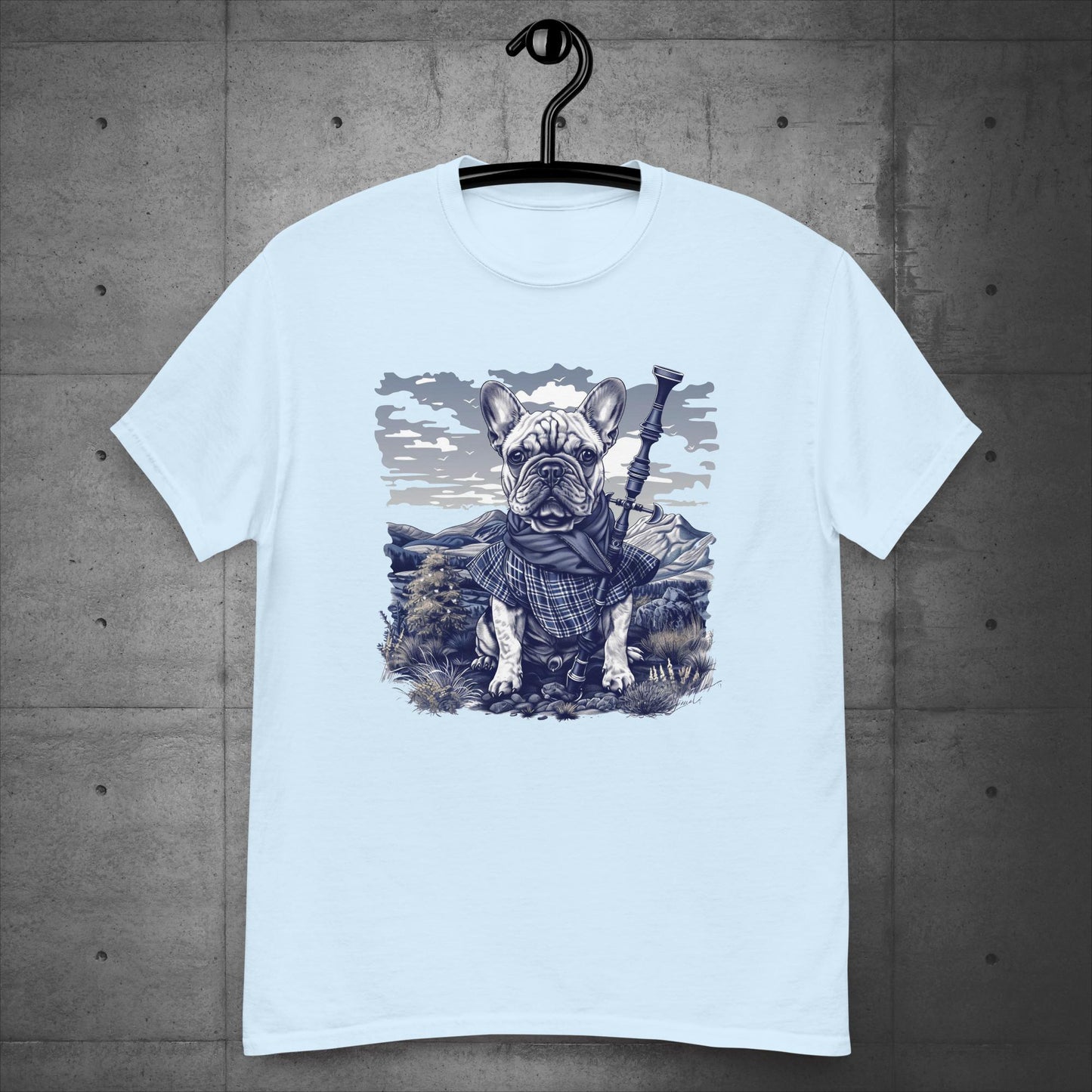 Tartan Highland Frenchie - Unisex T-Shirt - Frenchie Emporium