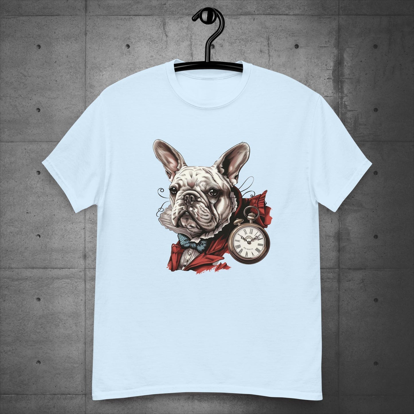 Alice in Wonderland White Rabbit Frenchie - Unisex T-Shirt - Frenchie Emporium