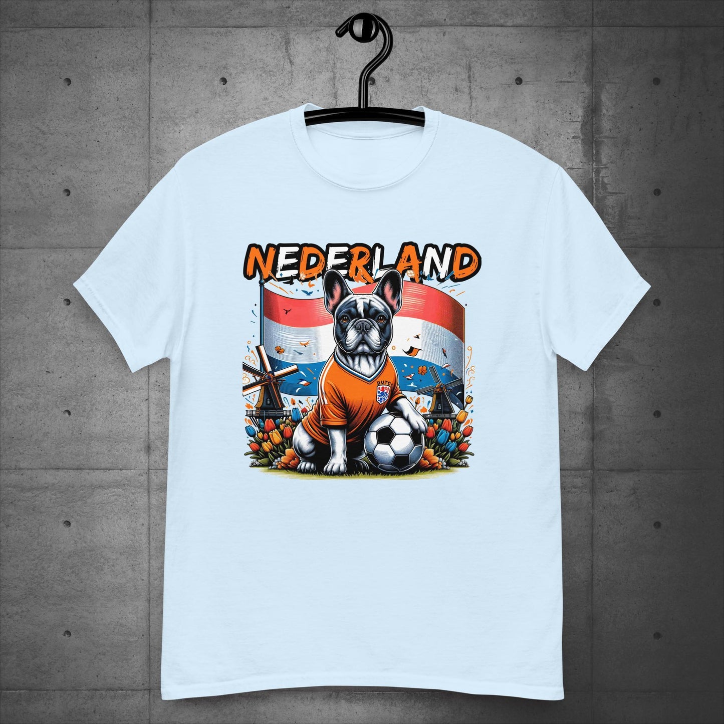 Frenchie Nederland Football Fan - Unisex T-Shirt - Frenchie Emporium