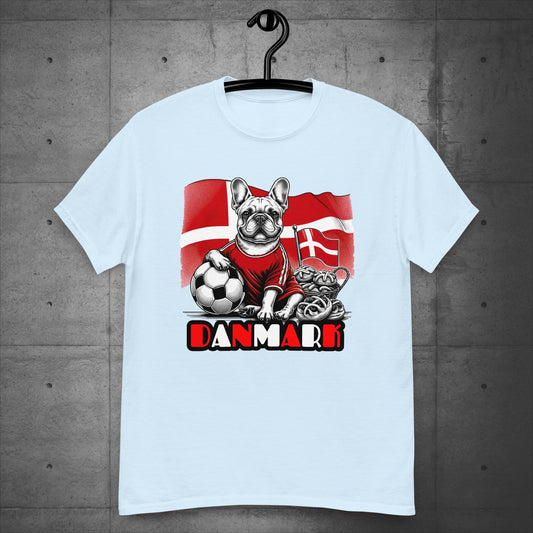 Frenchie Danmark Football Fan - Unisex T-Shirt - Frenchie Emporium