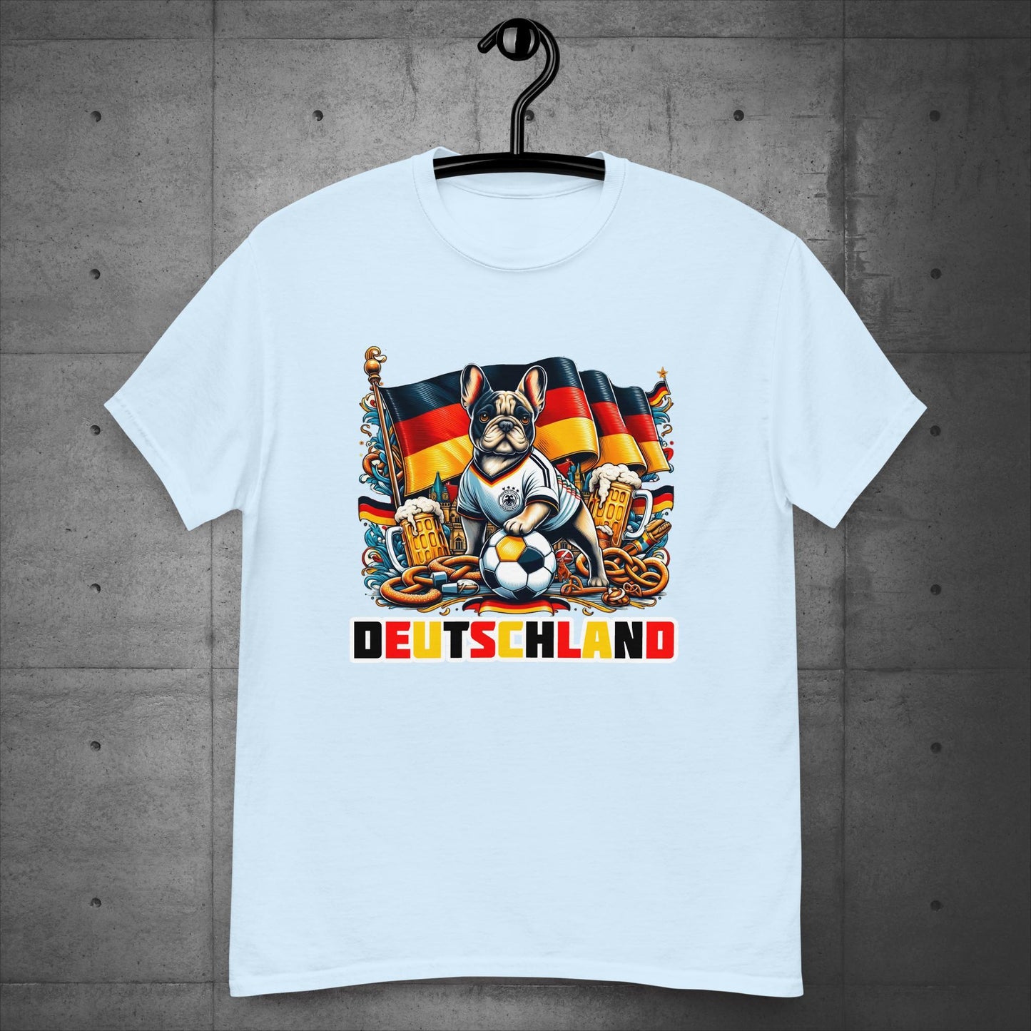 Frenchie Deutschland Football Fan - Unisex T-Shirt - Frenchie Emporium