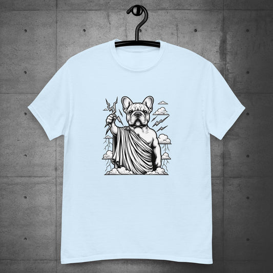 "Thunderbolt Majesty" Zeus Frenchie - Unisex T-Shirt - Frenchie Emporium
