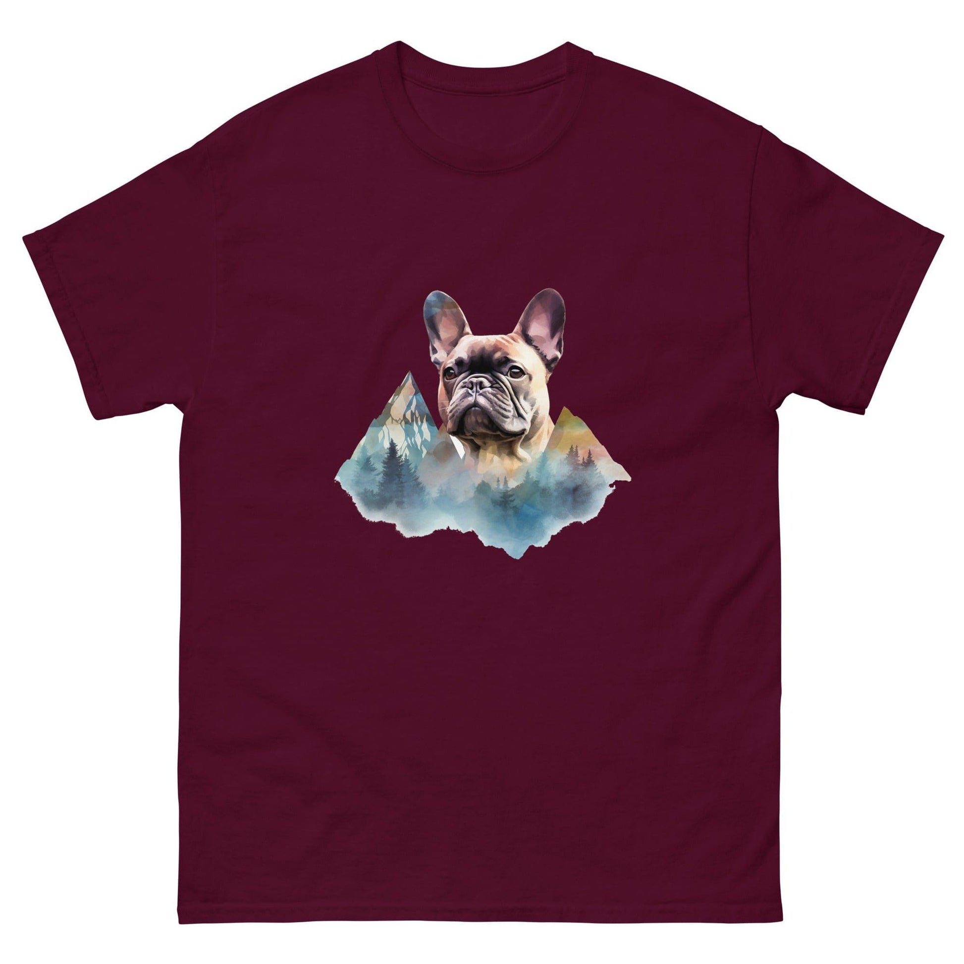Peaks and Paws French Bulldog - Unisex T-Shirt - Frenchie Emporium