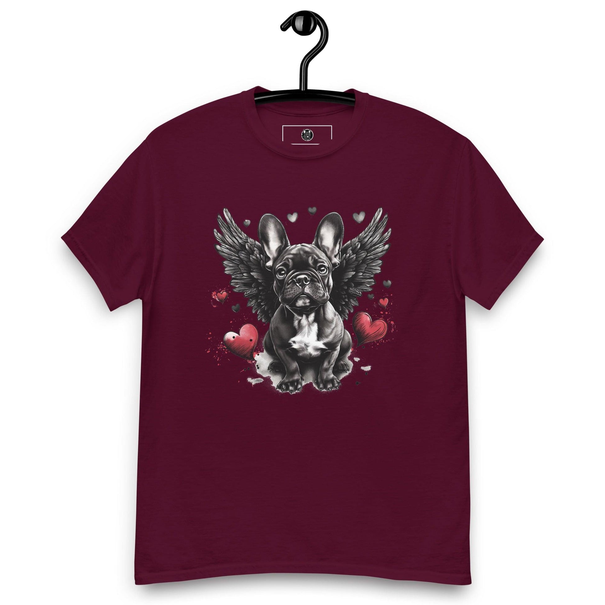 "Heavenly Hearts Frenchie" Unisex T-Shirt - Frenchie Emporium