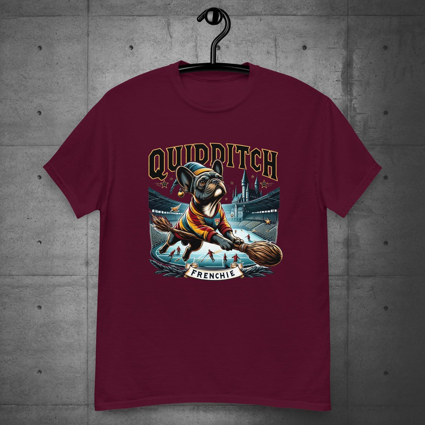 Unisex "Quidditch Frenchie" T-Shirt - Frenchie Emporium
