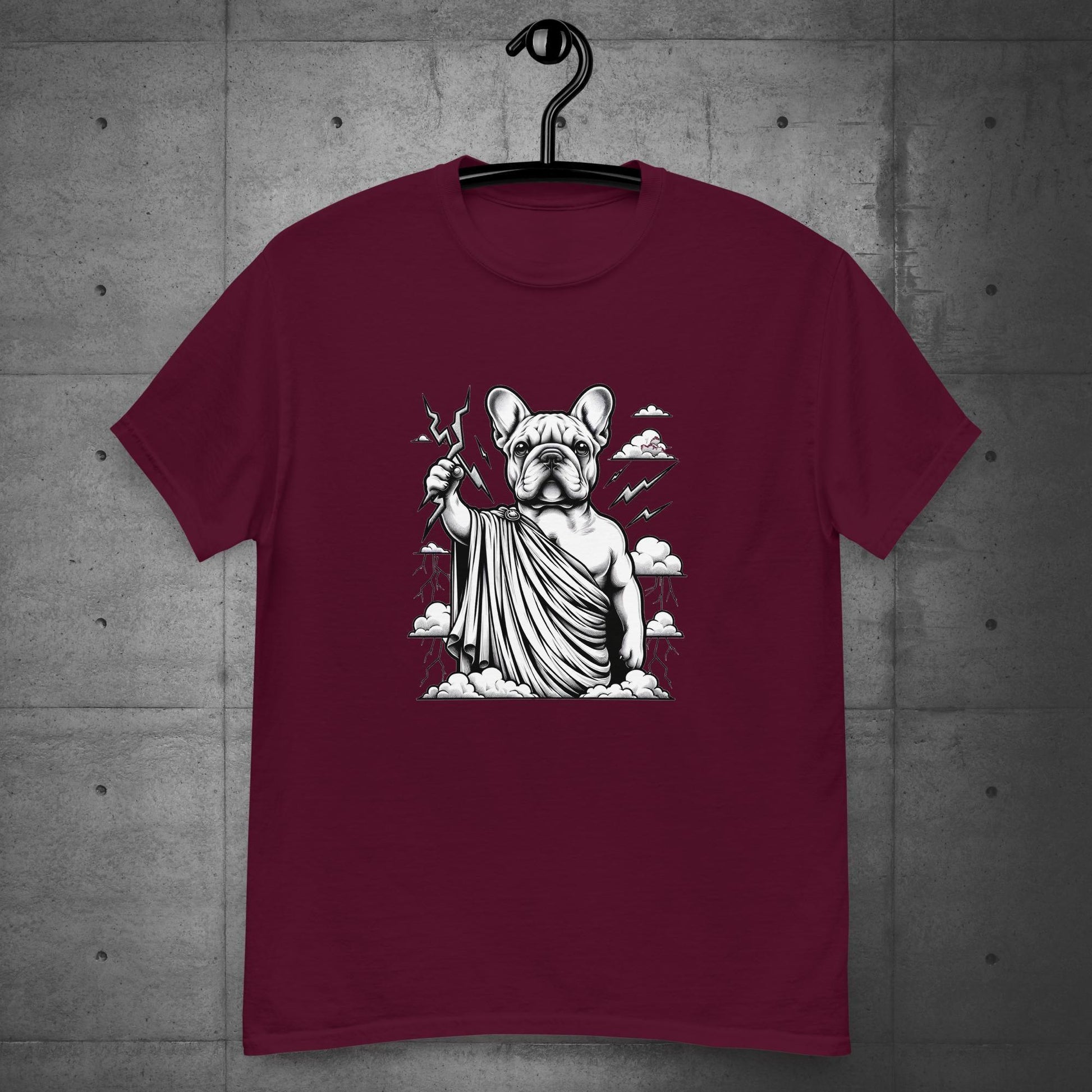 "Thunderbolt Majesty" Zeus Frenchie - Unisex T-Shirt - Frenchie Emporium