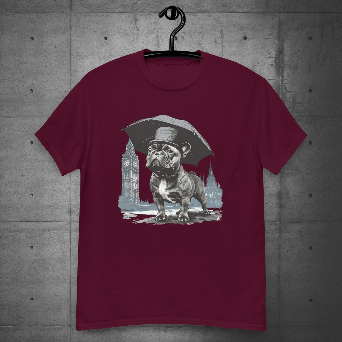 Paw-sitivly British Frenchie - Unisex T-Shirt - Frenchie Emporium