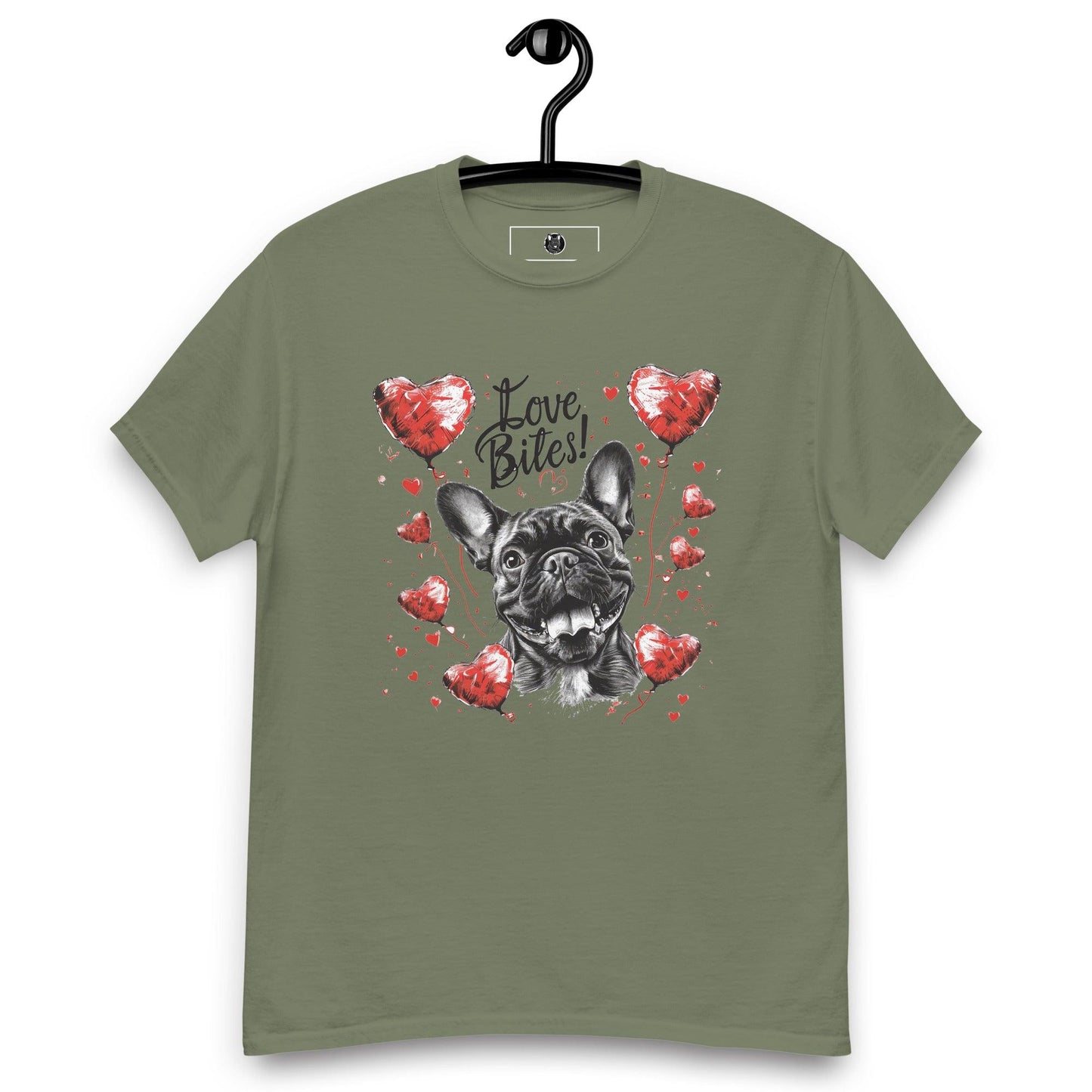 "Love Bites!" Frenchie - Unisex T-Shirt - Frenchie Emporium