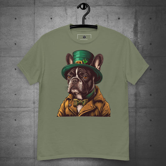Elegant Frenchie Leprechaun Unisex T-shirt - Frenchie Emporium