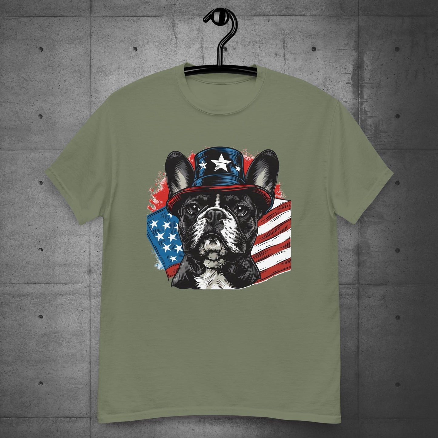 French Bulldog Patriot Unisex T-shirt - Frenchie Emporium
