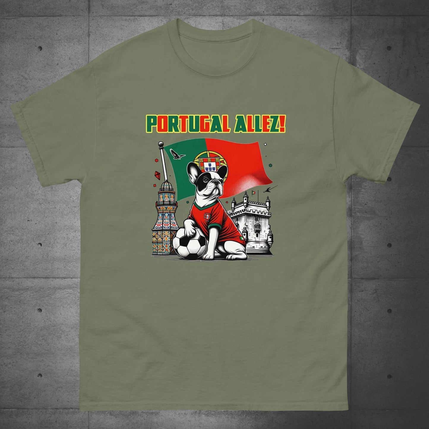 Frenchie Portugal Football Unisex T-Shirt - Frenchie Emporium
