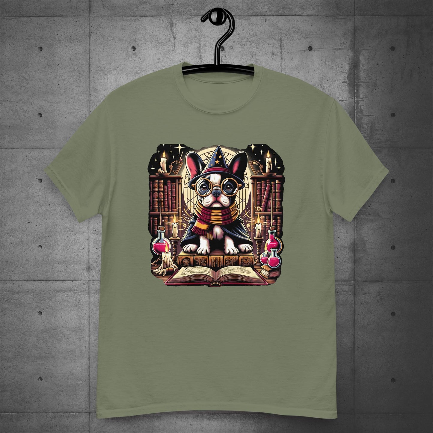 Unisex "Frenchie Wizard's Apprentice" T-Shirt - Frenchie Emporium