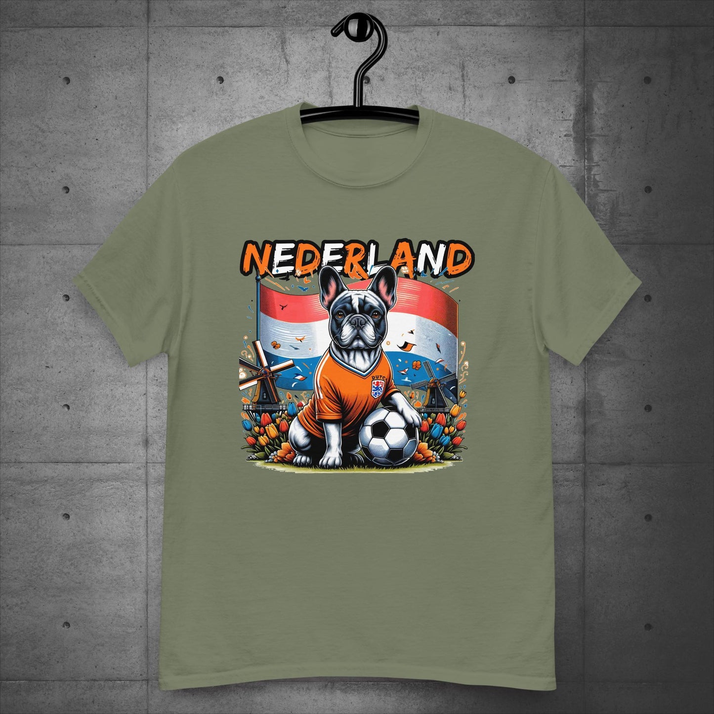 Frenchie Nederland Football Fan - Unisex T-Shirt - Frenchie Emporium