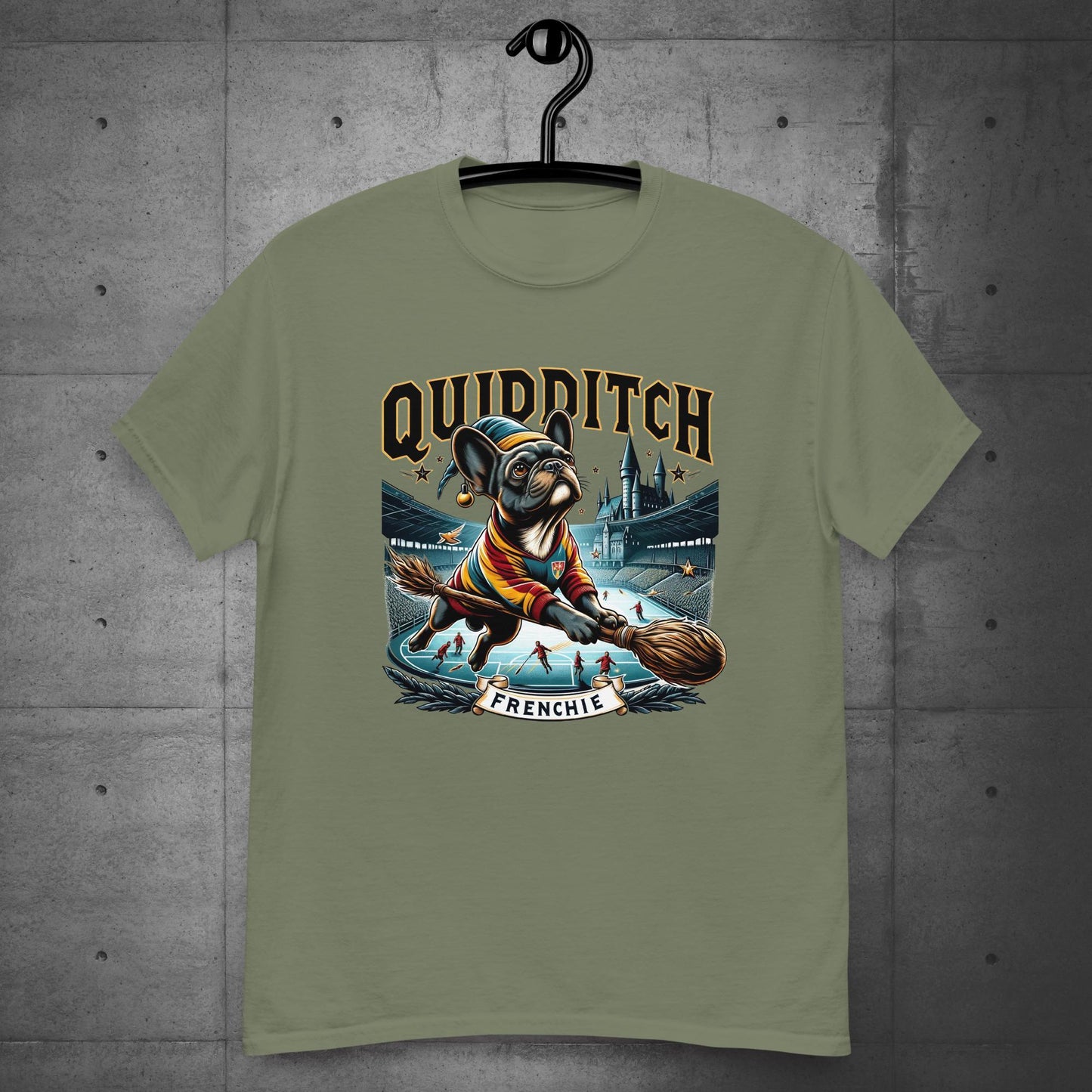 Unisex "Quidditch Frenchie" T-Shirt - Frenchie Emporium