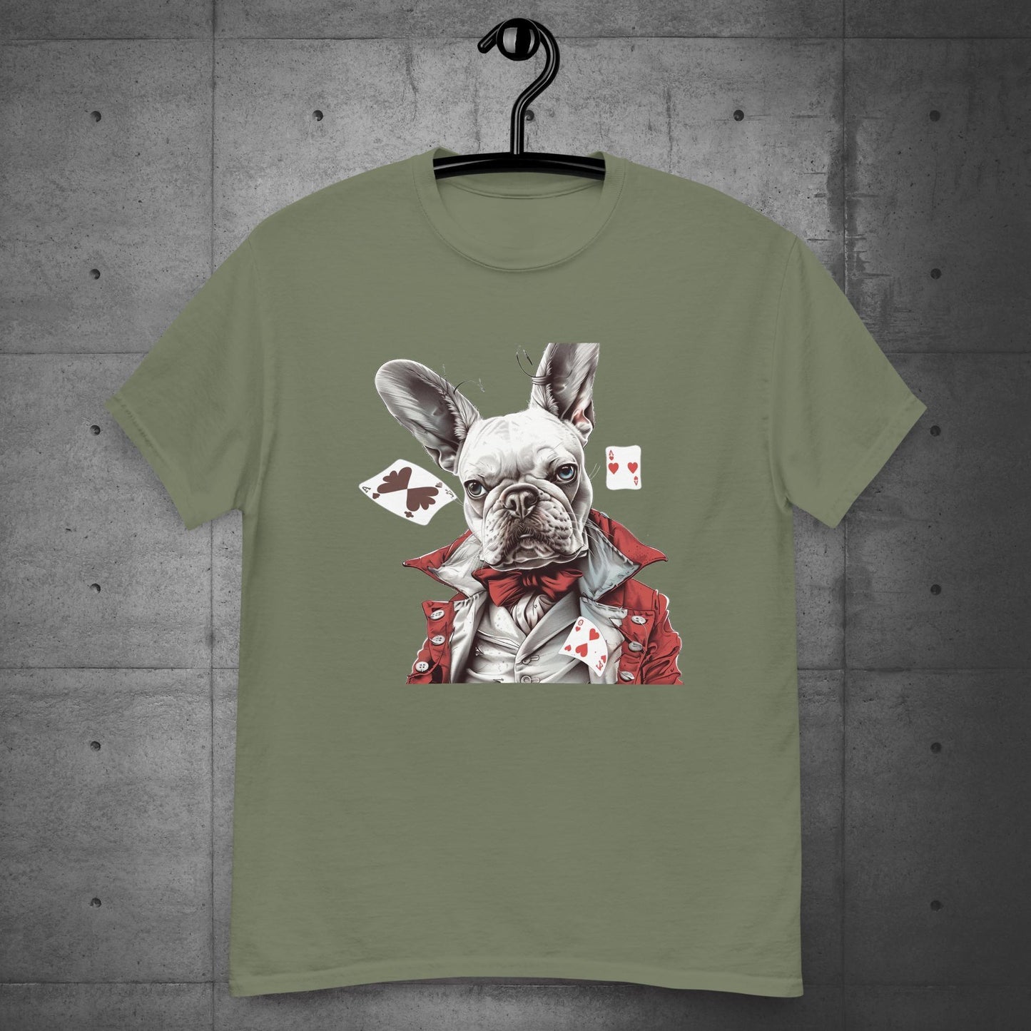 Frenchie "Player of the cards" - Unisex T-Shirt - Frenchie Emporium