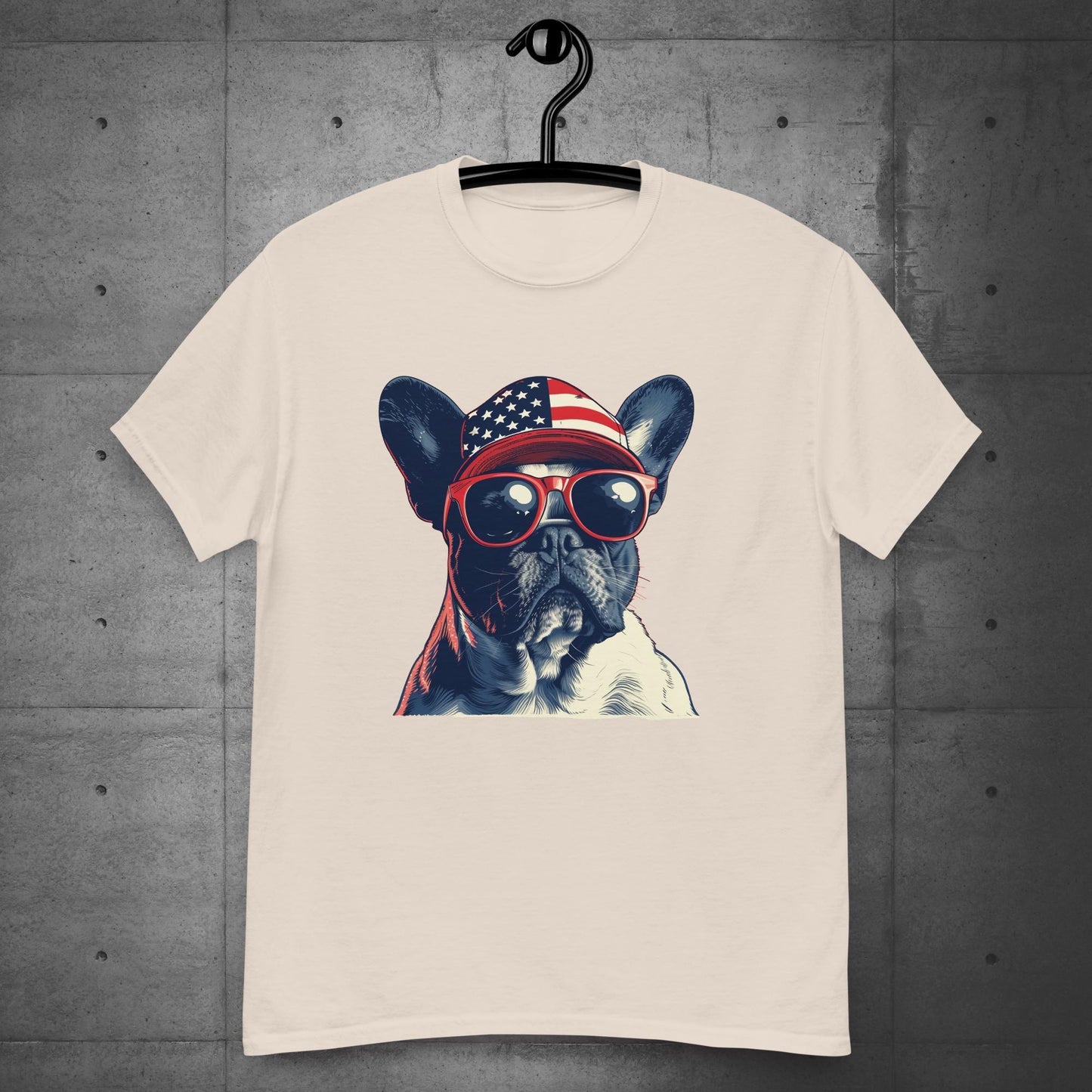 Frenchie Unisex T-shirt- Pride of America - Frenchie Emporium