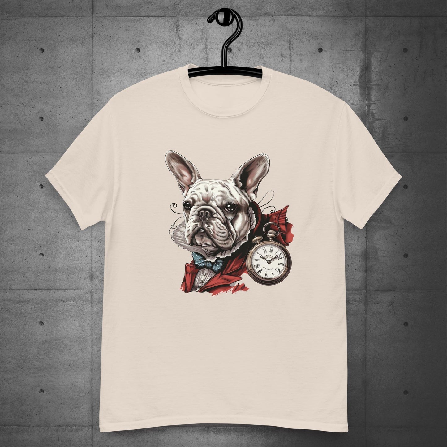 Alice in Wonderland White Rabbit Frenchie - Unisex T-Shirt - Frenchie Emporium