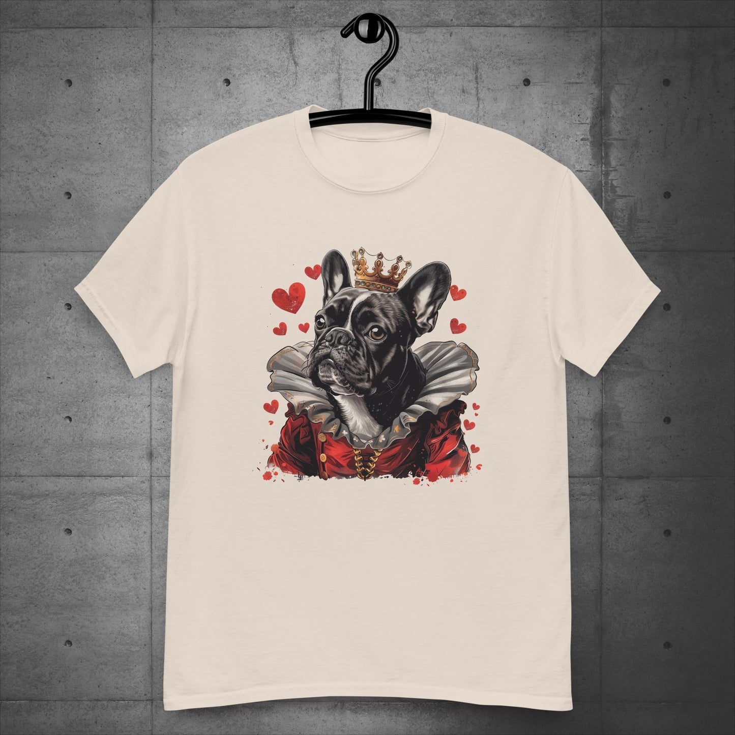 Alice in Wonderland Queen of Hearts Frenchie - Unisex T-Shirt - Frenchie Emporium