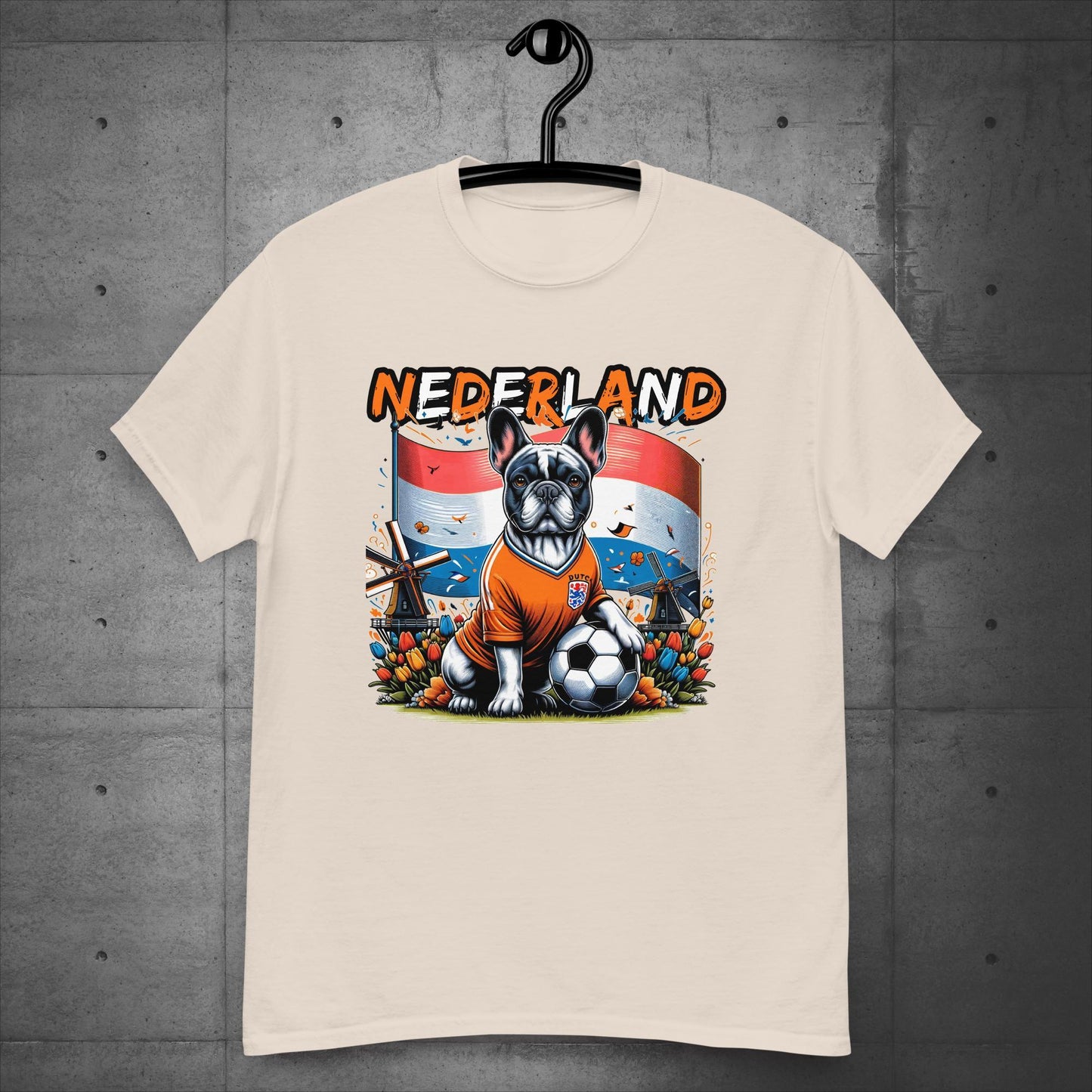 Frenchie Nederland Football Fan - Unisex T-Shirt - Frenchie Emporium