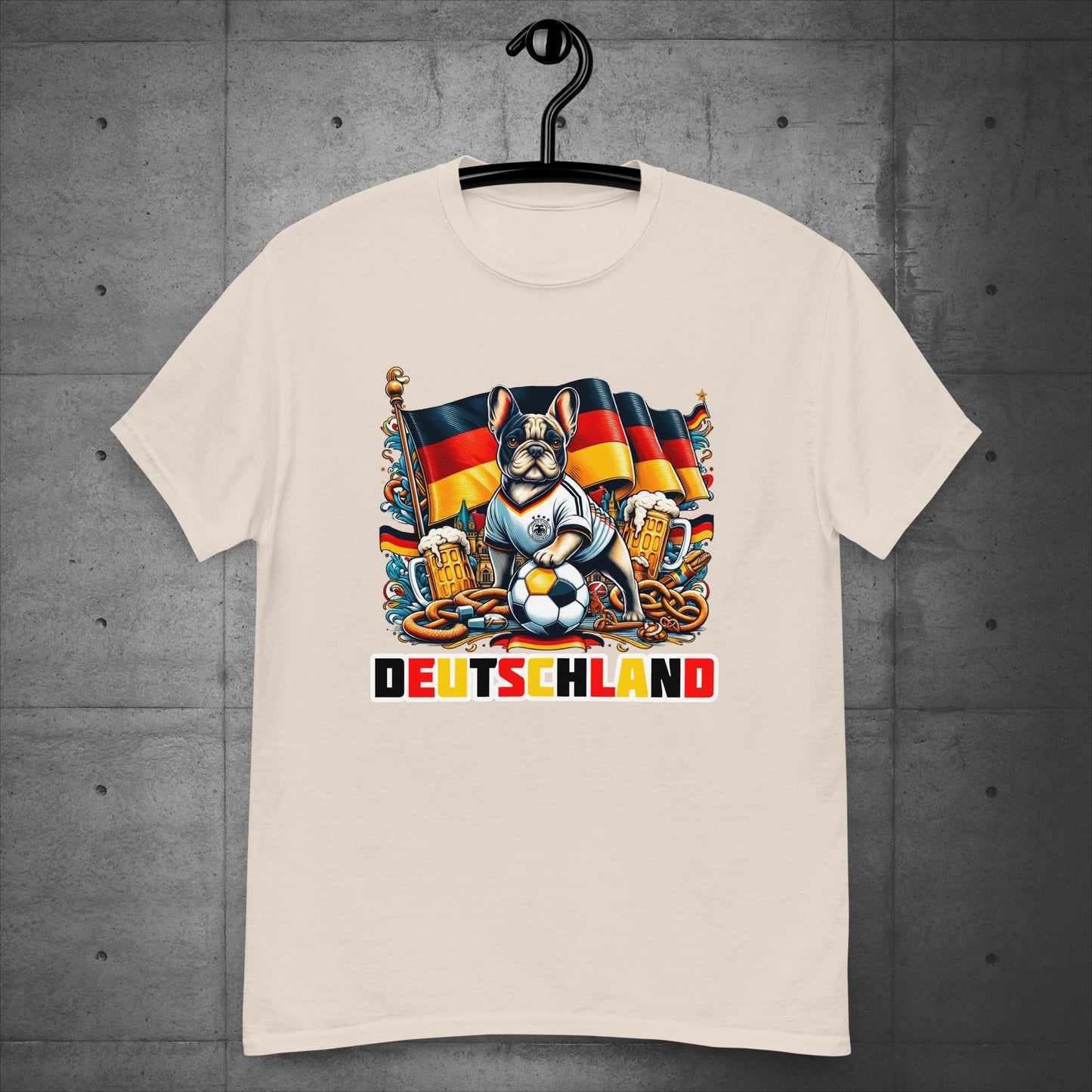 Frenchie Deutschland Football Fan - Unisex T-Shirt - Frenchie Emporium