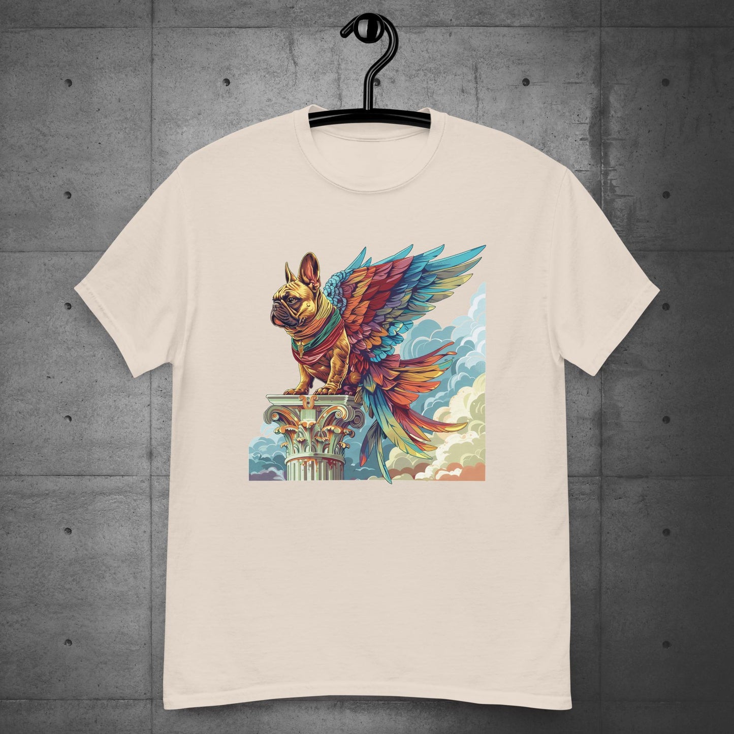 "Winged Guardian" Frenchie Unisex T-Shirt - Frenchie Emporium