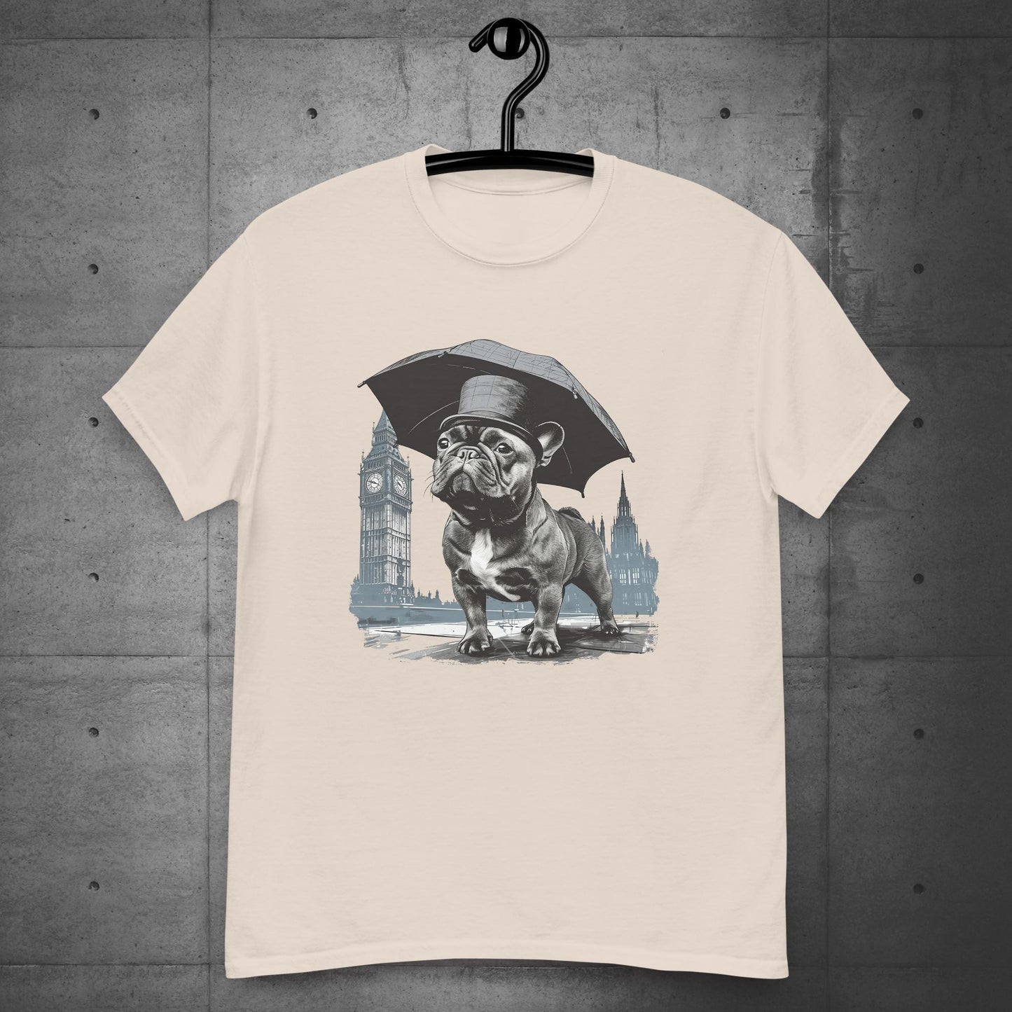 Paw-sitivly British Frenchie - Unisex T-Shirt - Frenchie Emporium