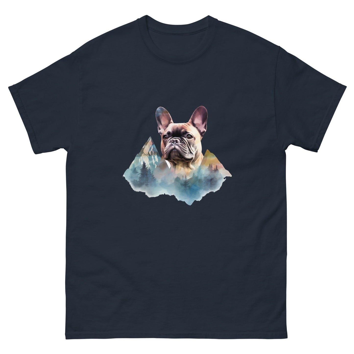 Peaks and Paws French Bulldog - Unisex T-Shirt - Frenchie Emporium