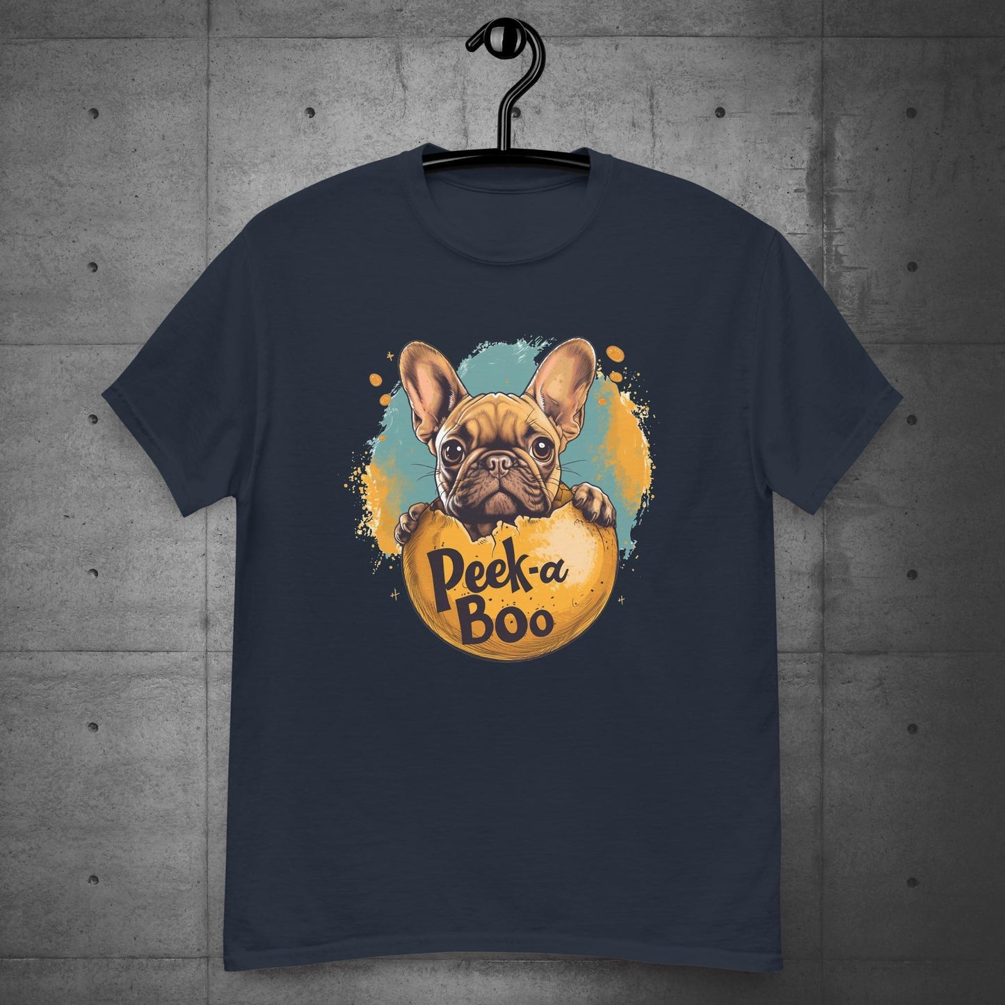 Peek-a-Boo Frenchie - Unisex T-Shirt - Frenchie Emporium