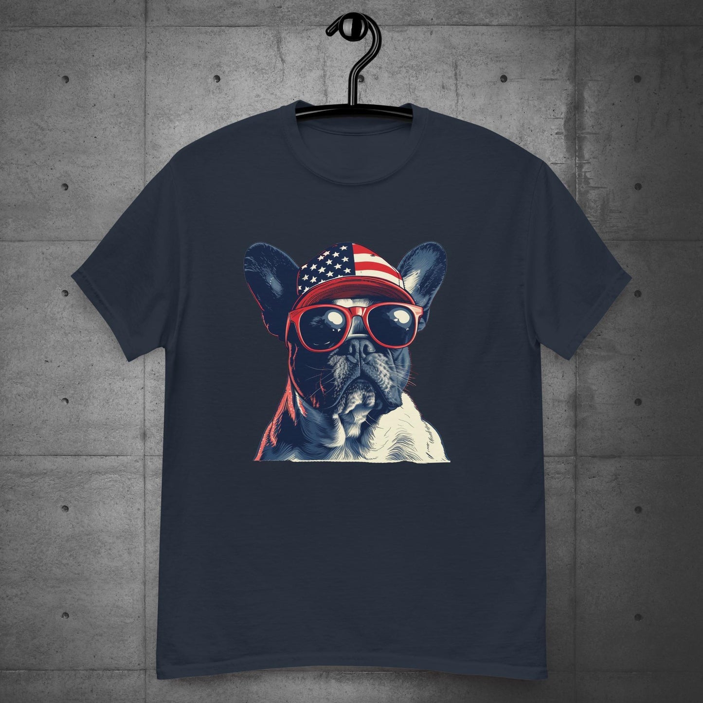 Frenchie Unisex T-shirt- Pride of America - Frenchie Emporium