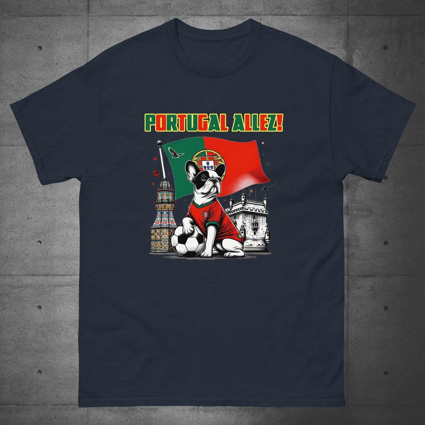 Frenchie Portugal Football Unisex T-Shirt - Frenchie Emporium