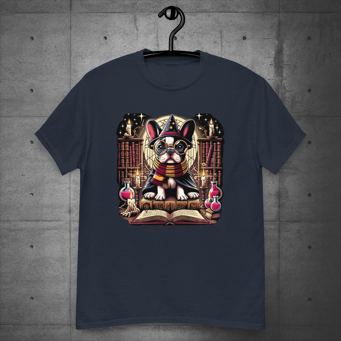 Unisex "Frenchie Wizard's Apprentice" T-Shirt - Frenchie Emporium