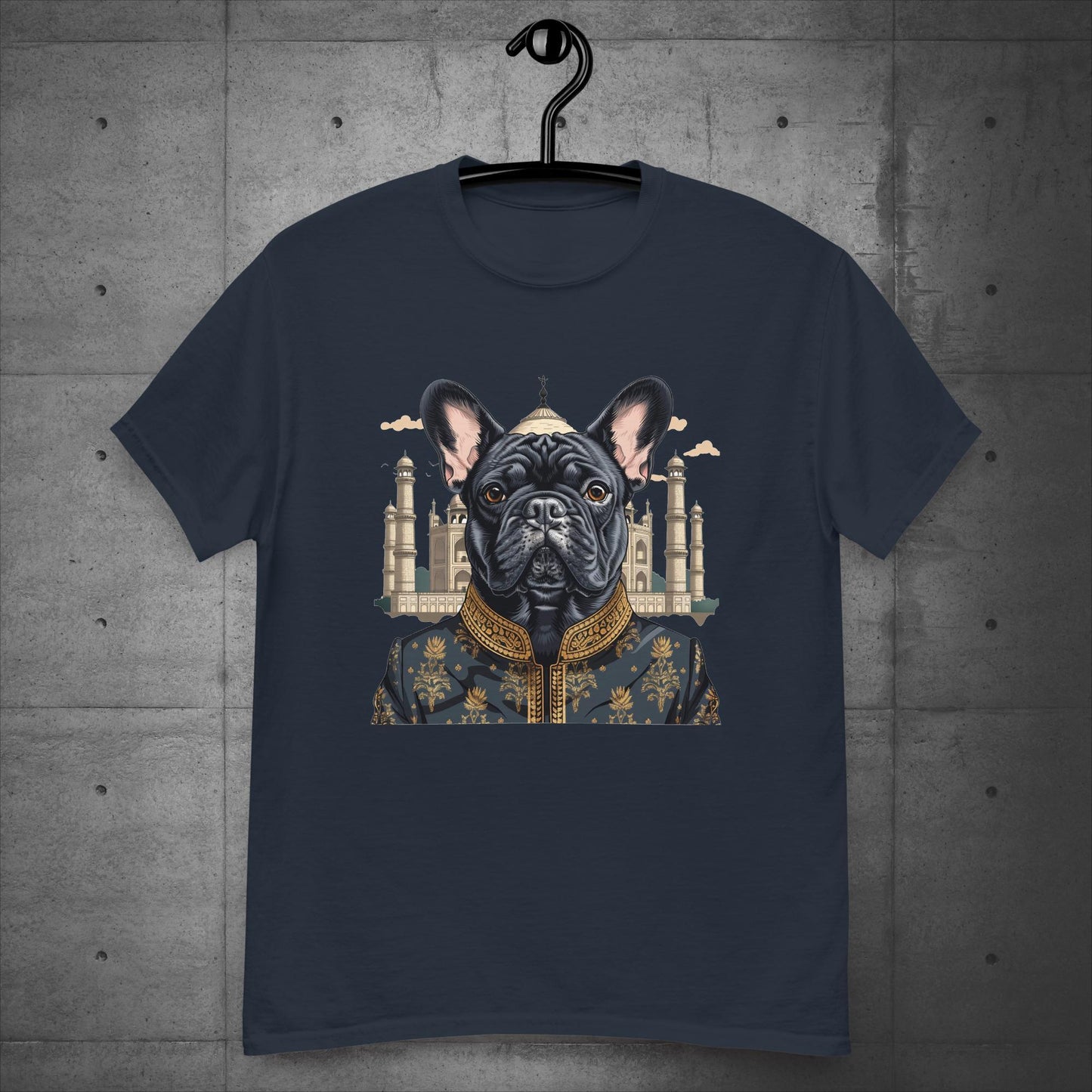 Majestic Taj Mahal Frenchie Unisex T-Shirt - Frenchie Emporium
