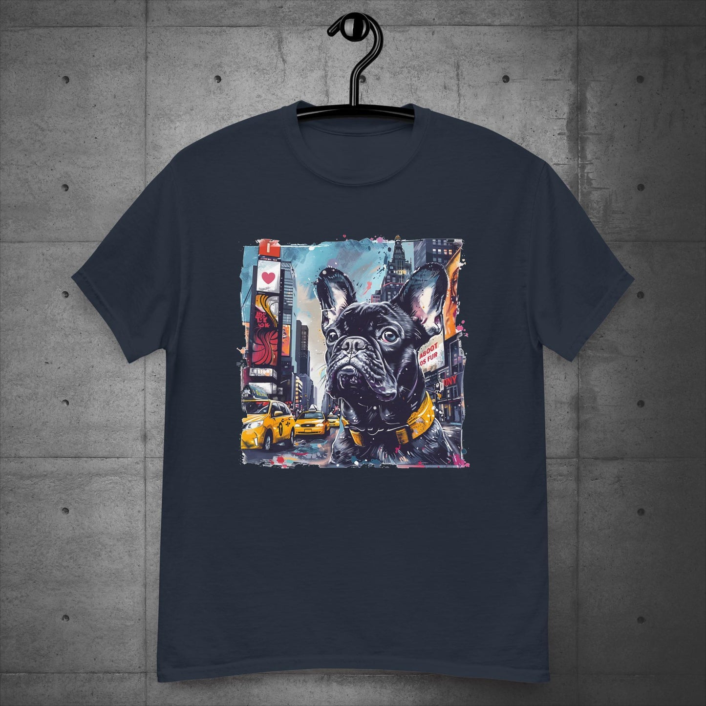 Dynamic Times Square Frenchie - Unisex T-shirt - Frenchie Emporium