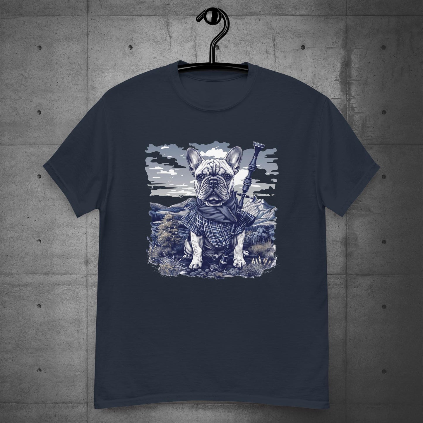 Tartan Highland Frenchie - Unisex T-Shirt - Frenchie Emporium