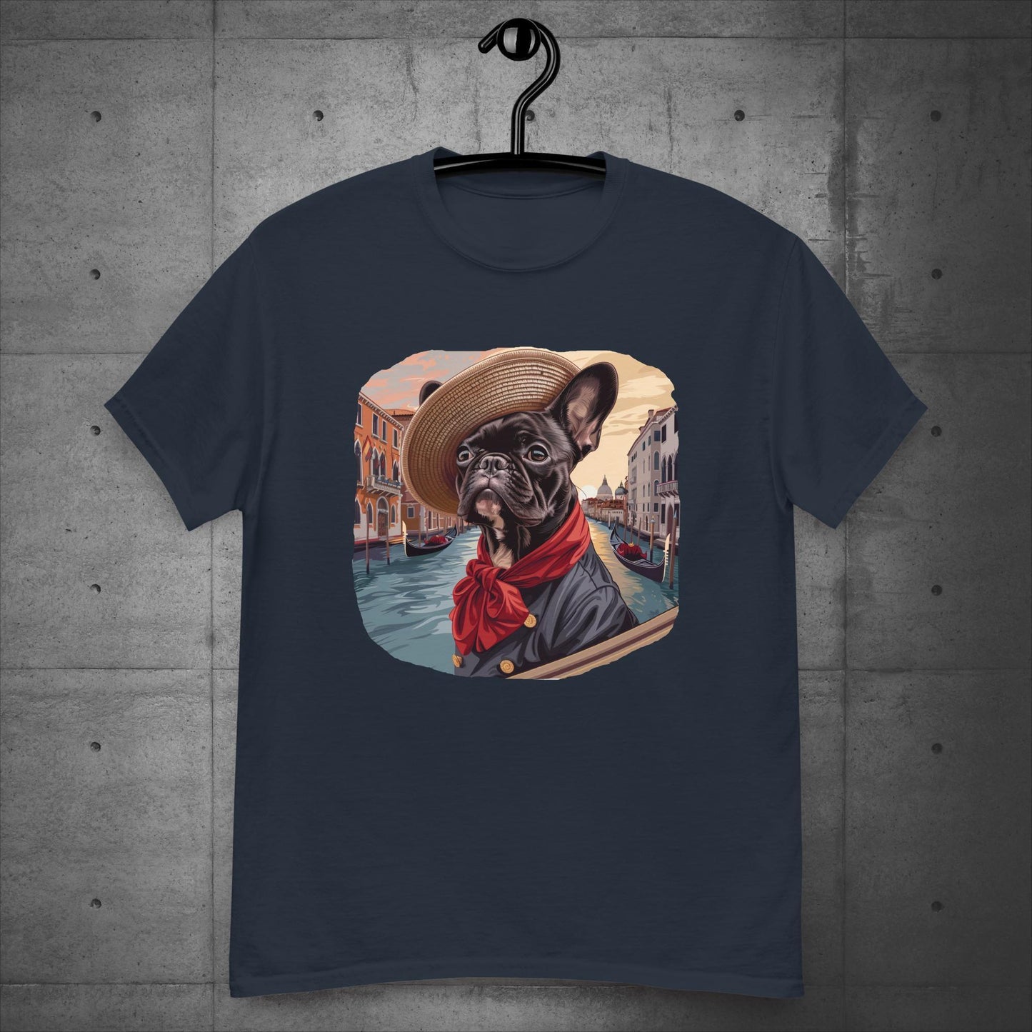 Frenchie Gondolier in Venice - Unisex T-Shirt - Frenchie Emporium