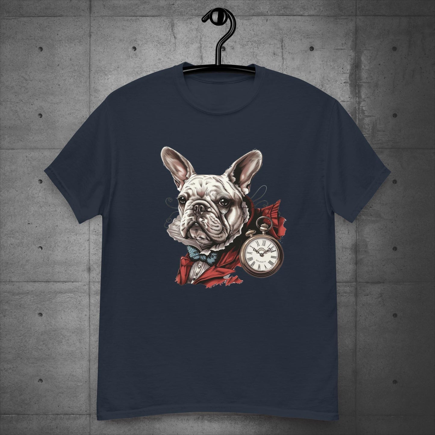 Alice in Wonderland White Rabbit Frenchie - Unisex T-Shirt - Frenchie Emporium