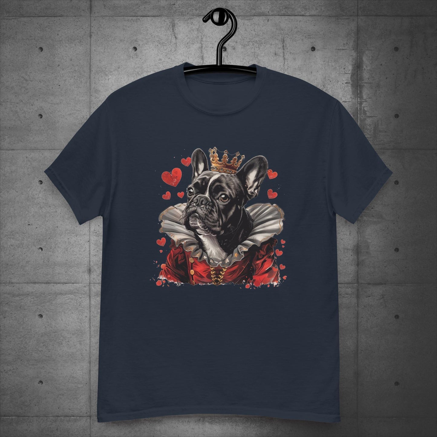 Alice in Wonderland Queen of Hearts Frenchie - Unisex T-Shirt - Frenchie Emporium