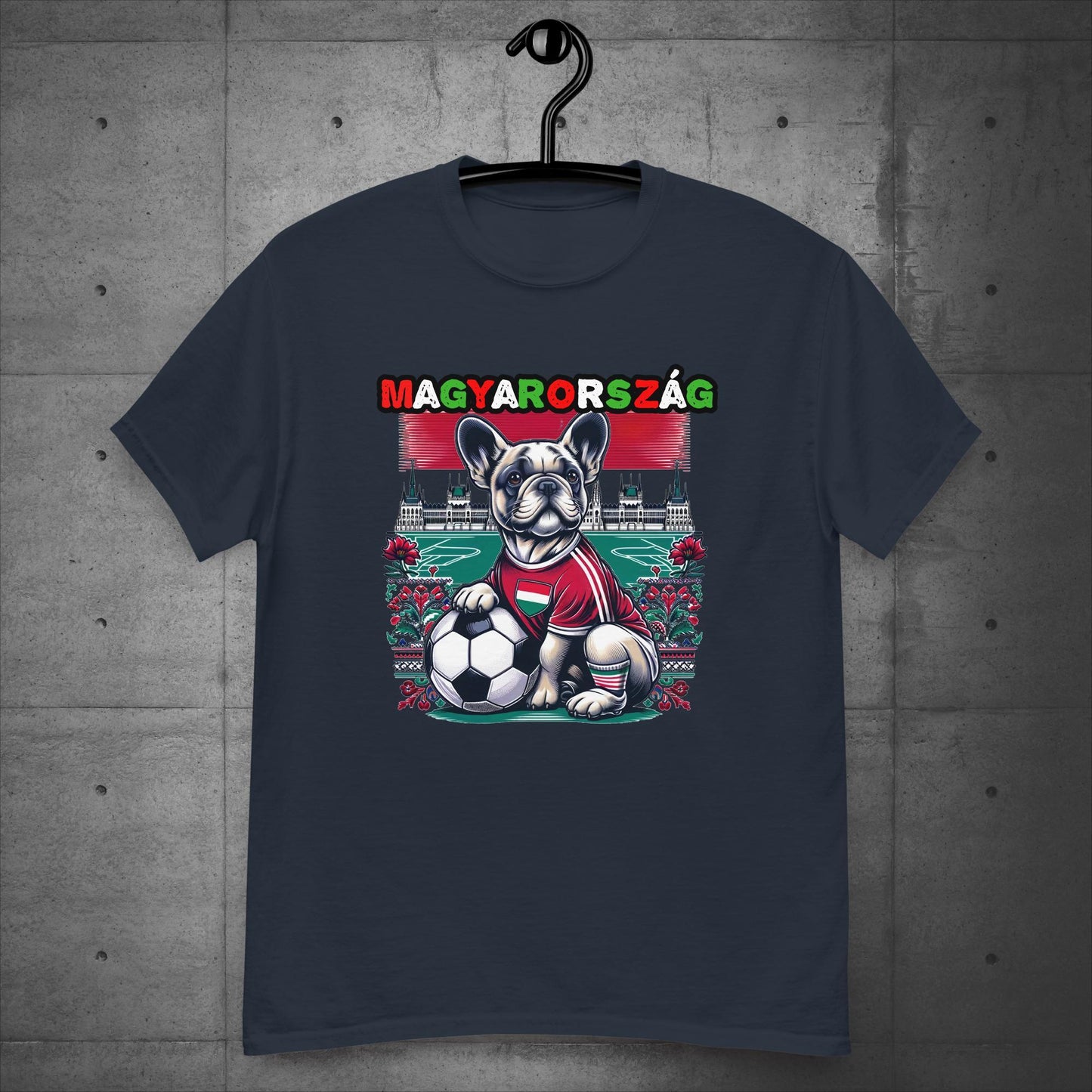 Frenchie Magyarország Football Fan - Unisex T-Shirt - Frenchie Emporium