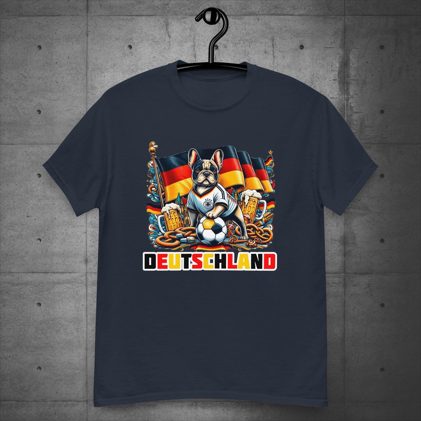 Frenchie Deutschland Football Fan - Unisex T-Shirt - Frenchie Emporium