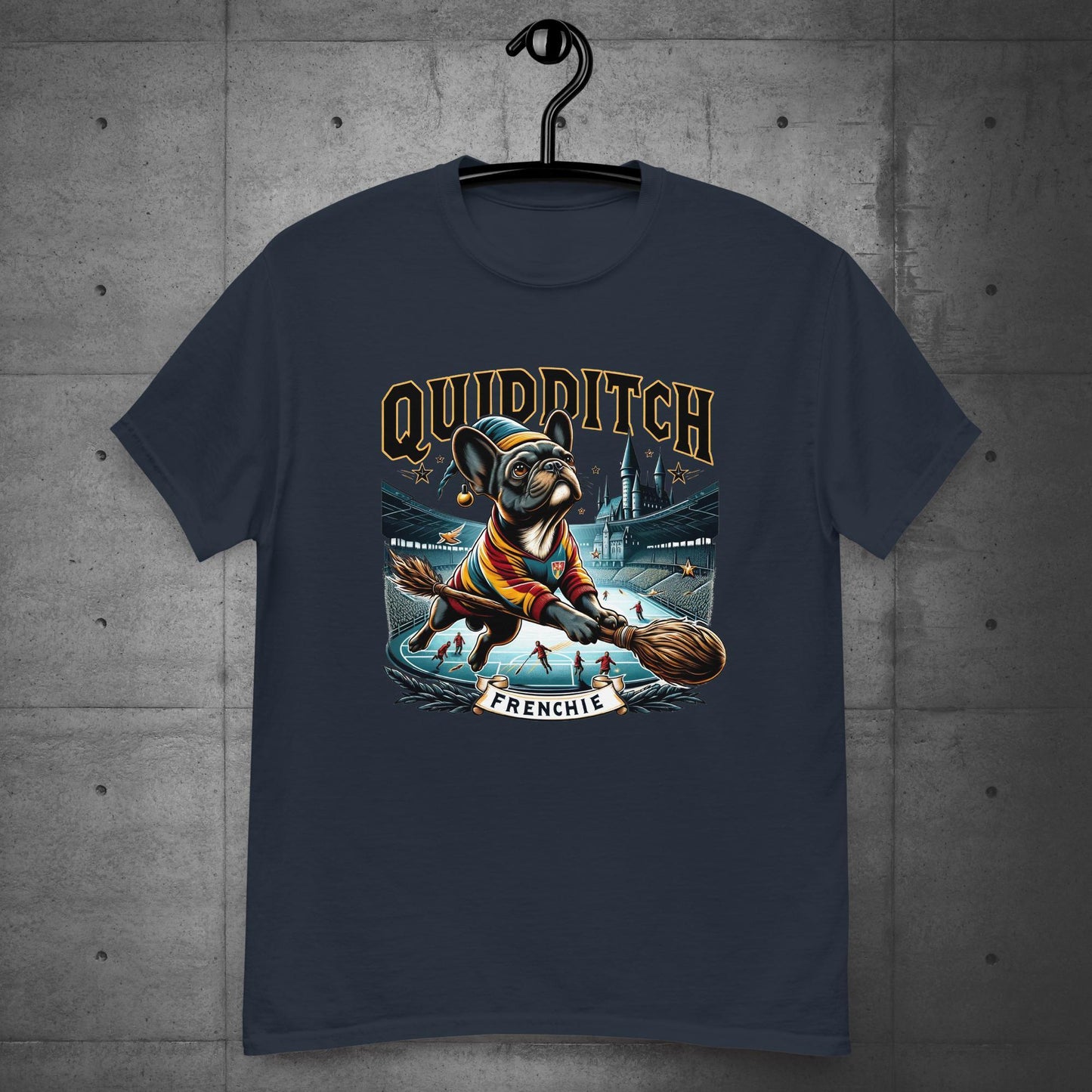 Unisex "Quidditch Frenchie" T-Shirt - Frenchie Emporium