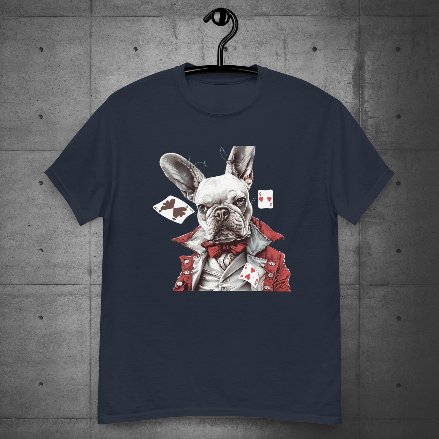 Frenchie "Player of the cards" - Unisex T-Shirt - Frenchie Emporium