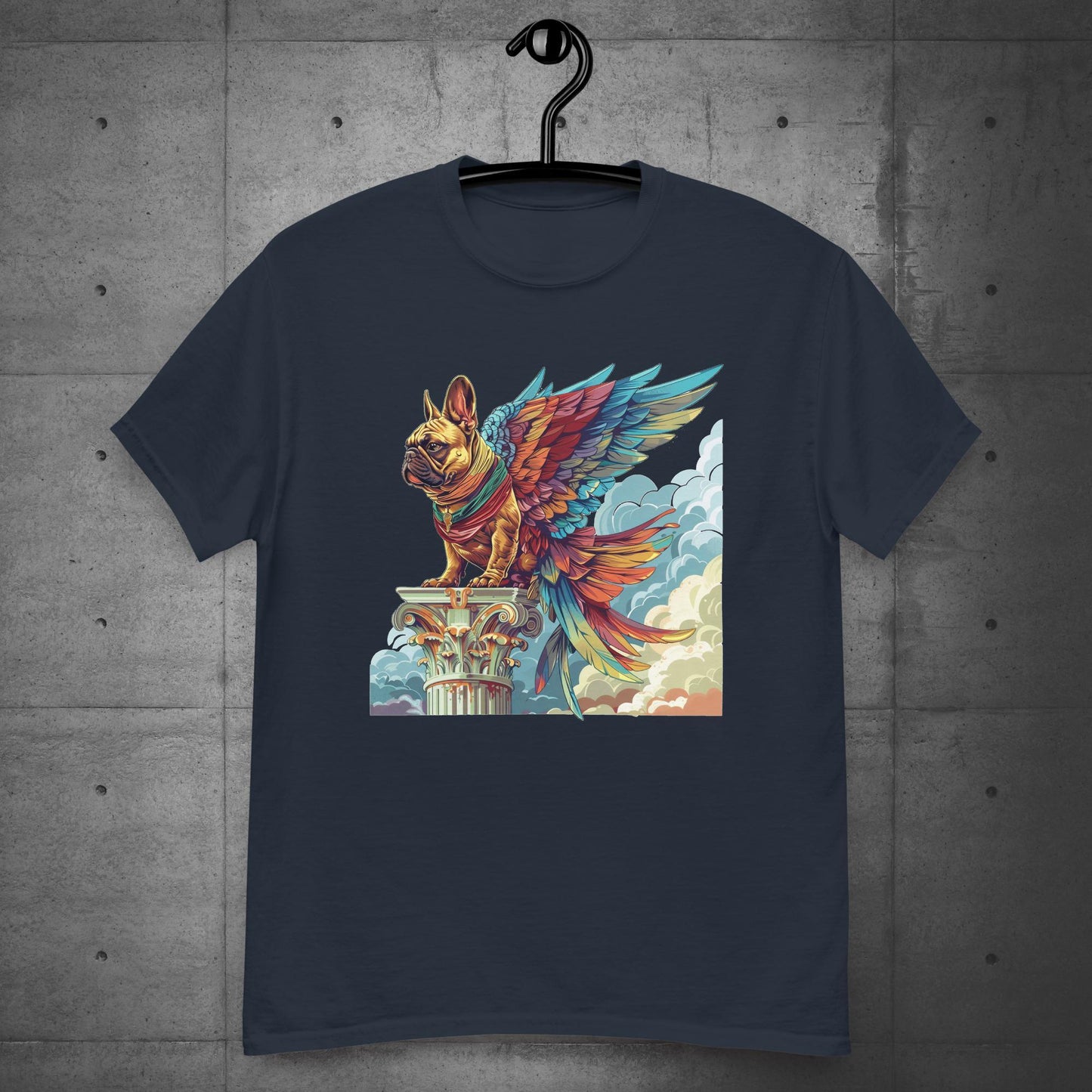 "Winged Guardian" Frenchie Unisex T-Shirt - Frenchie Emporium