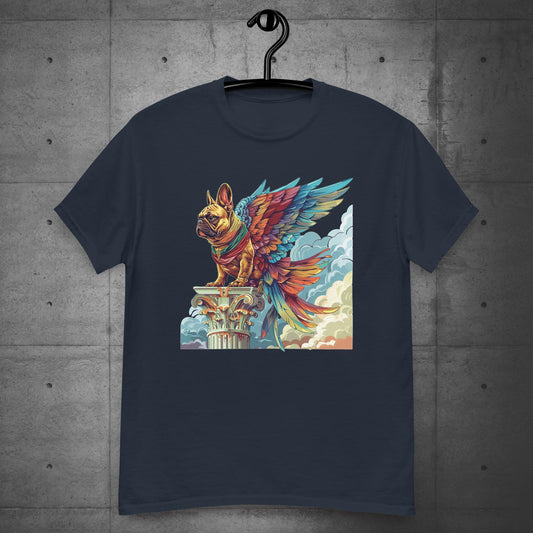 "Winged Guardian" Frenchie Unisex T-Shirt - Frenchie Emporium