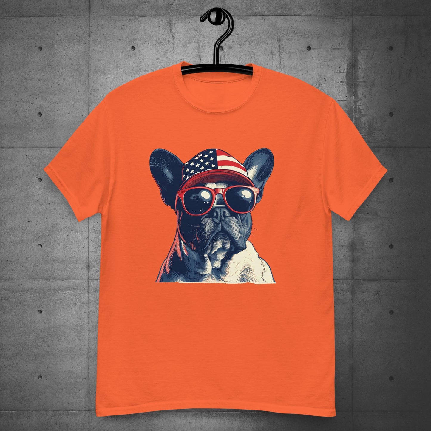 Frenchie Unisex T-shirt- Pride of America - Frenchie Emporium