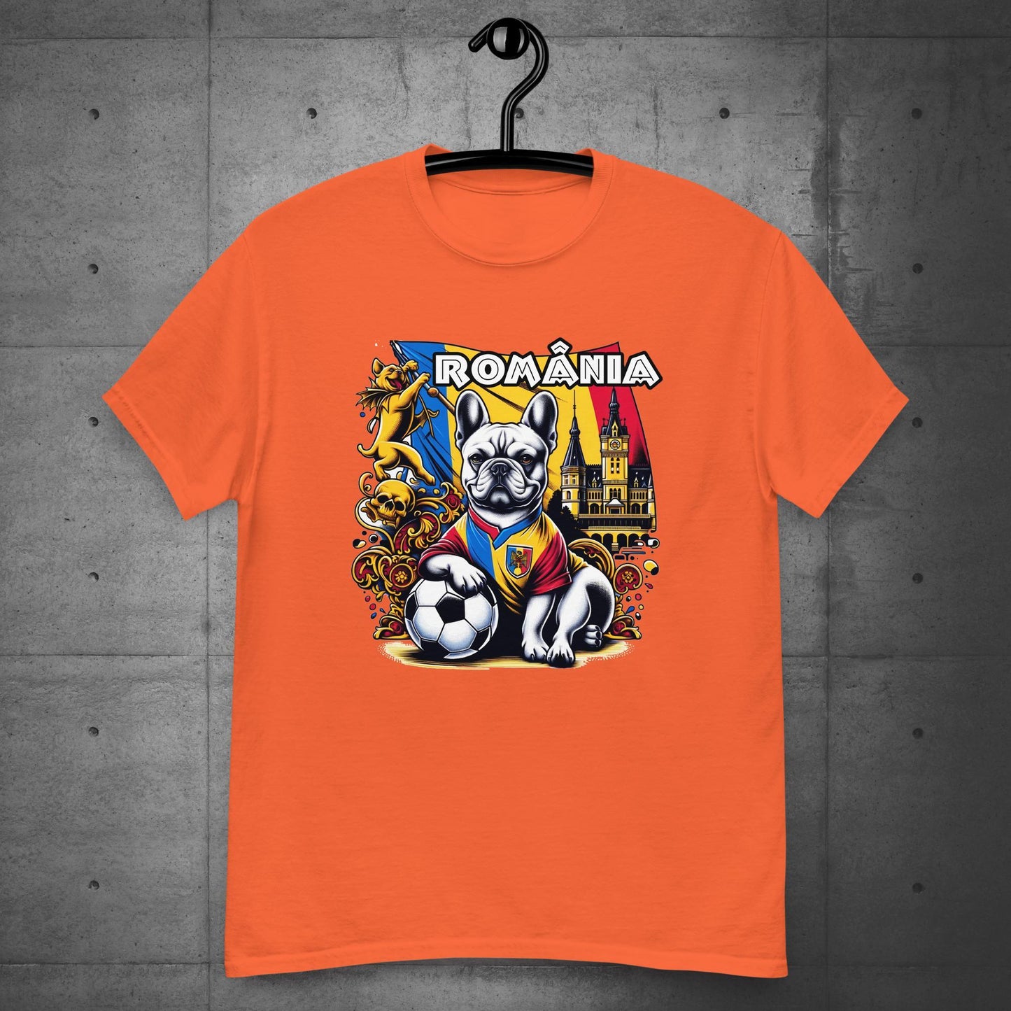 Frenchie Romanian Football Unisex T-Shirt! - Frenchie Emporium