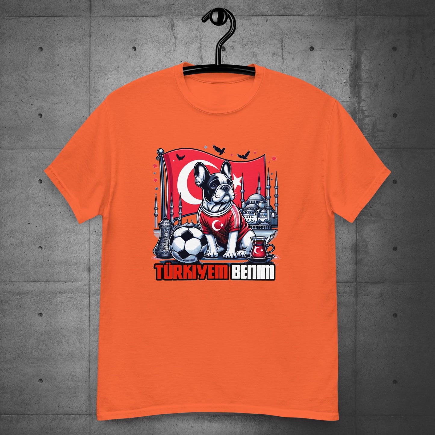 Frenchie Türkiye Football Unisex T-shirt! - Frenchie Emporium