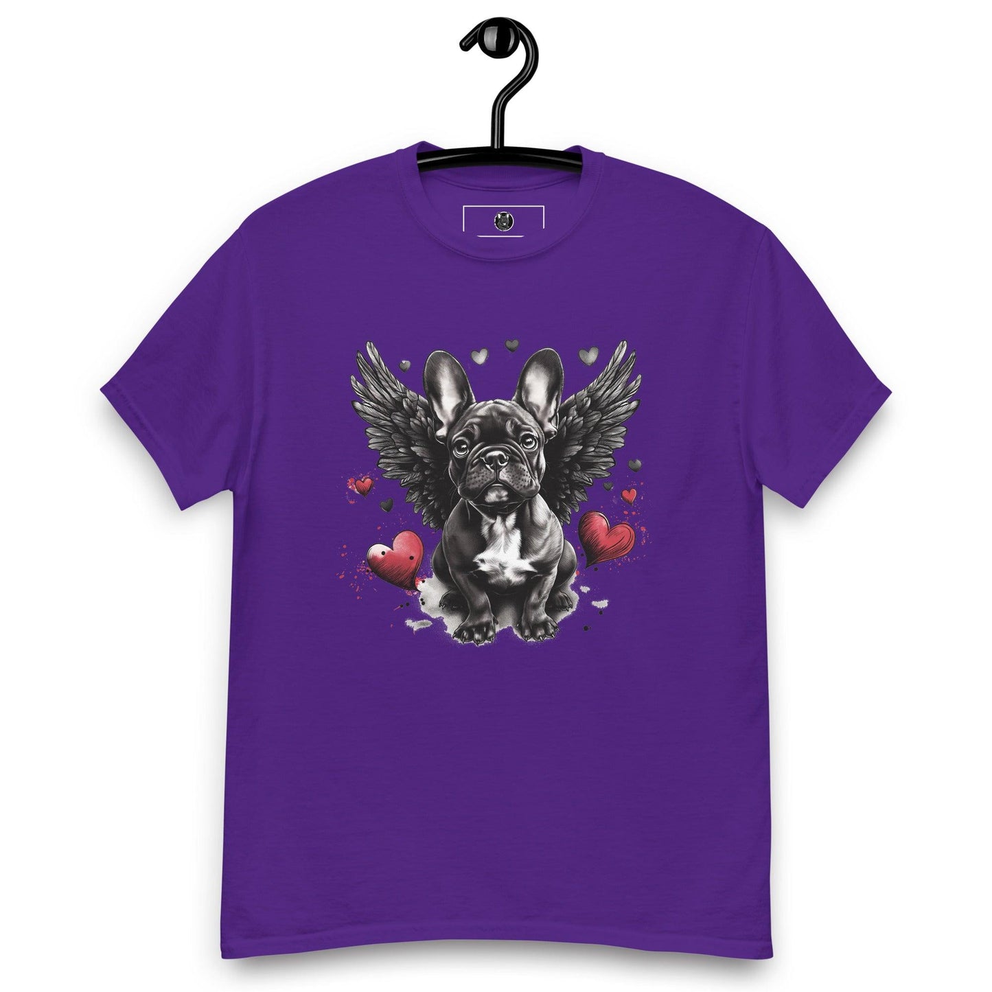 "Heavenly Hearts Frenchie" Unisex T-Shirt - Frenchie Emporium
