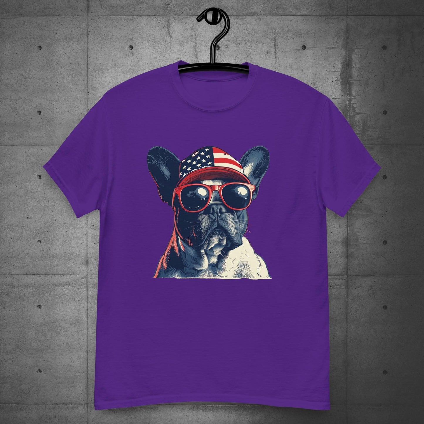 Frenchie Unisex T-shirt- Pride of America - Frenchie Emporium
