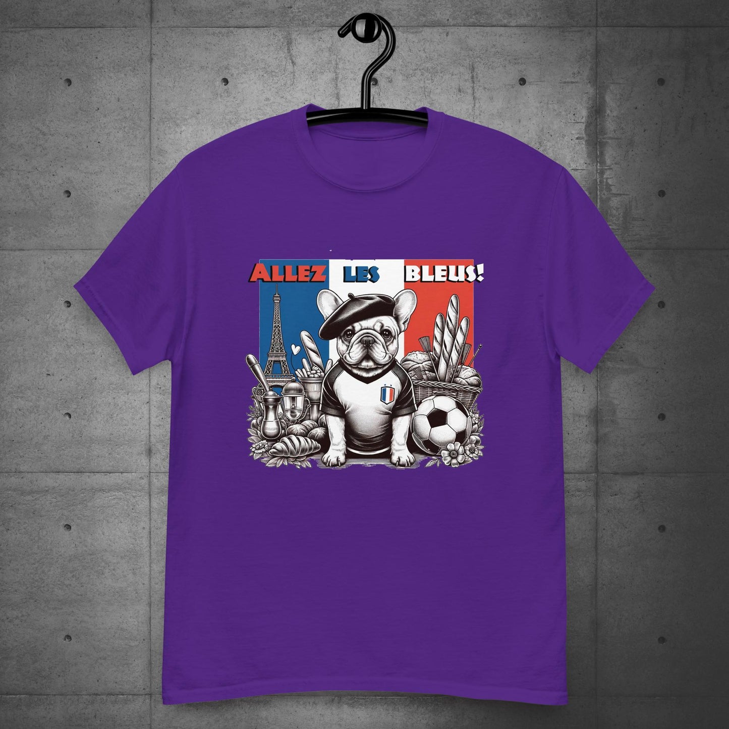 Frenchie Football France - Allez les Bleus! Unisex T-Shirt - Frenchie Emporium